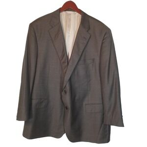 Samuelsohn Gray Super 150's Ice 100% Wool Italian  by Colombo 44 R Jacket Canada